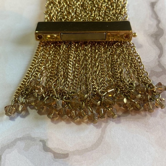 ABS by Allen Schwartz Gold Shimmer Chain Bracelet - Picture 2 of 5